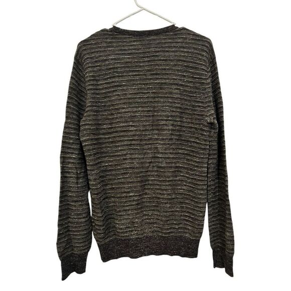 Club Monaco Italian Yarn Textured Crewneck Sweater Mens Size S Silk Alpaca Wool - Picture 2 of 13